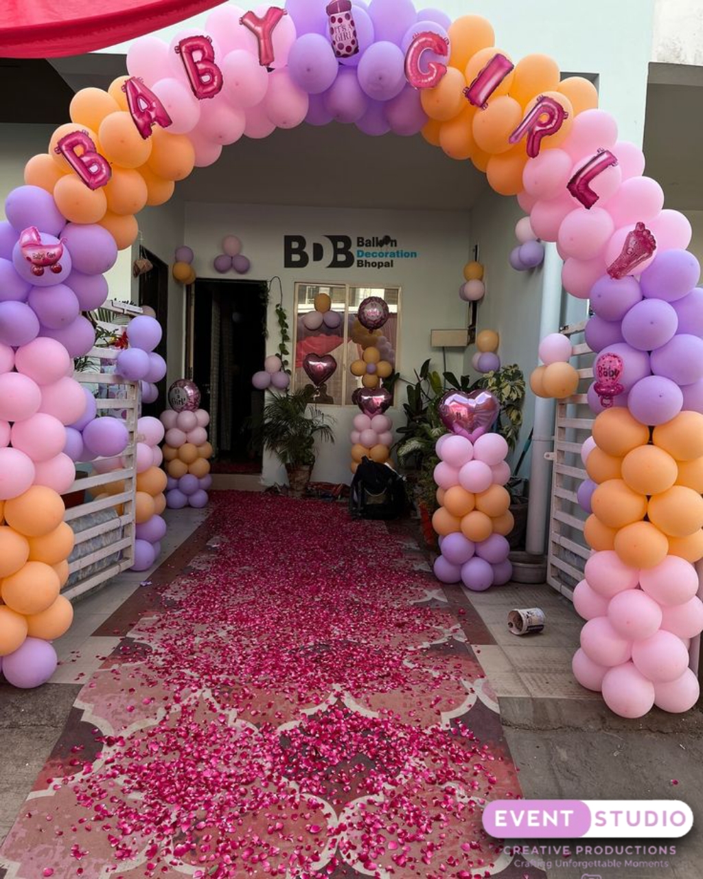 baby girl entrance